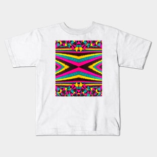 Broken Rainbow (Pattern) Kids T-Shirt